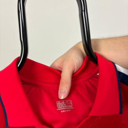 90s Nike Arsenal Football Shirt T-Shirt Red Medium