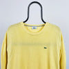 Retro Lacoste Sweatshirt Yellow XL