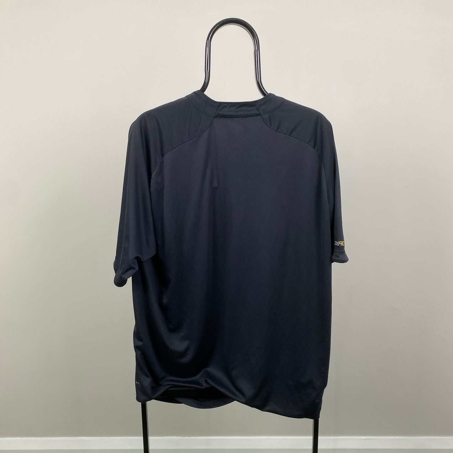 00s Nike T90 Football Shirt T-Shirt Black XL