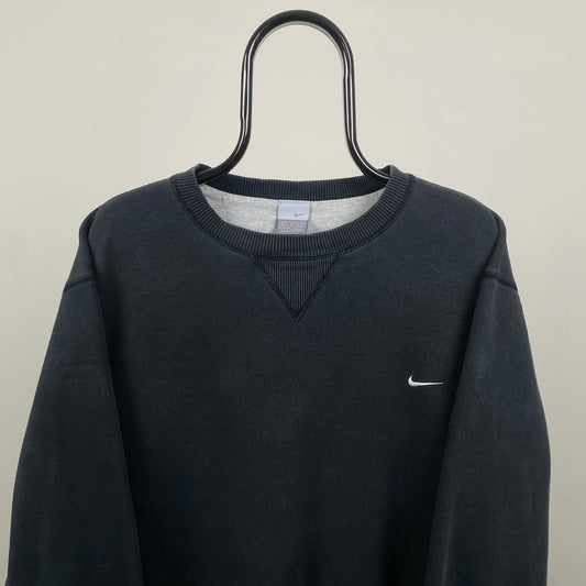 00s Nike Heavyweight Sweatshirt Black Large