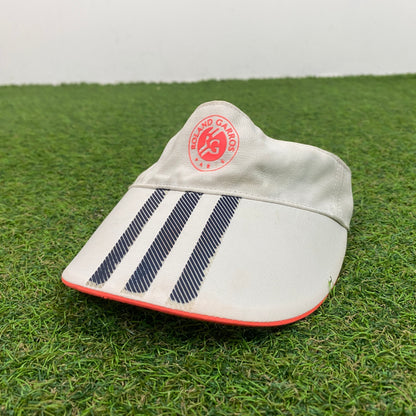 00s Adidas Roland Garros Tennis Hat White