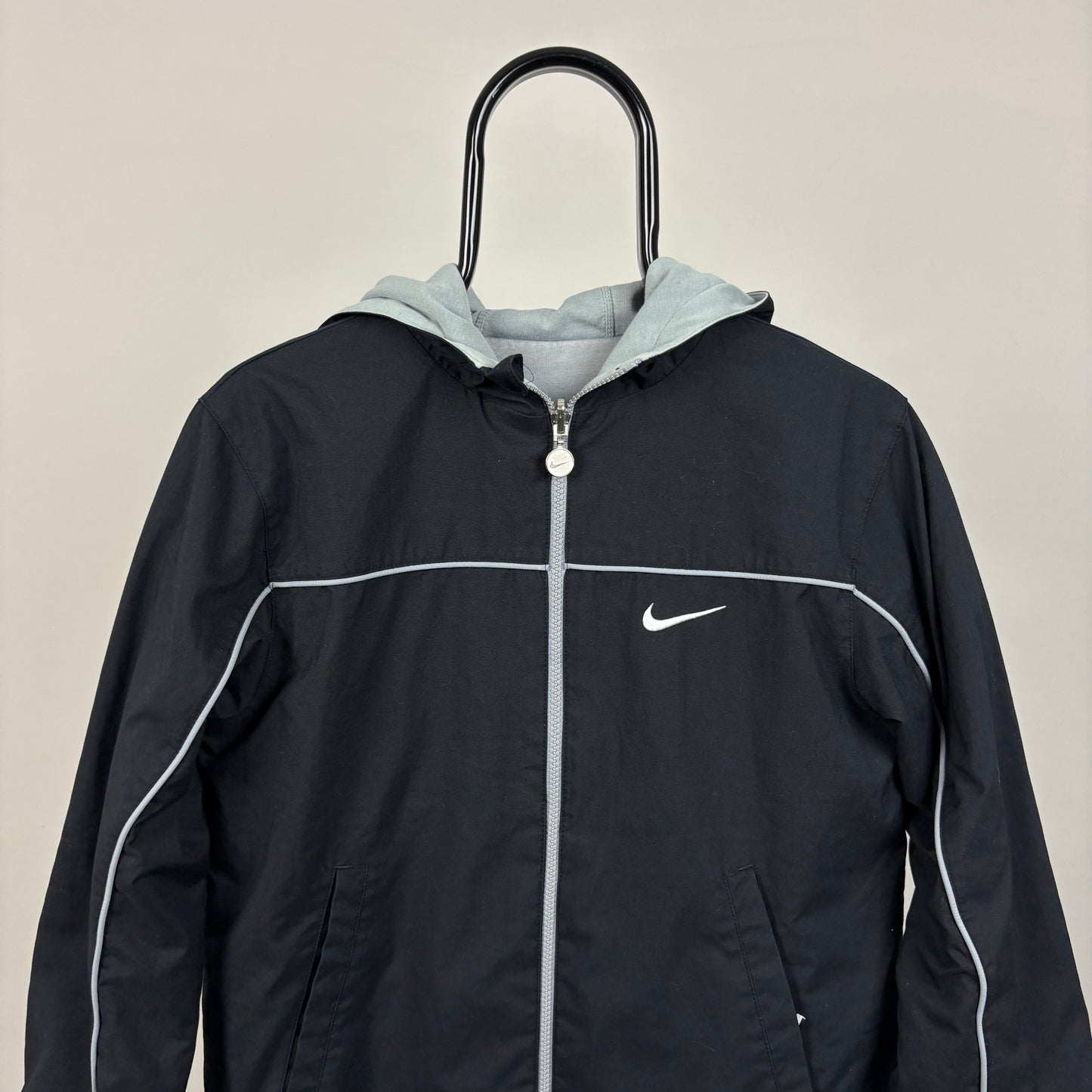 00s Nike Reversible Piping Jacket Black XS