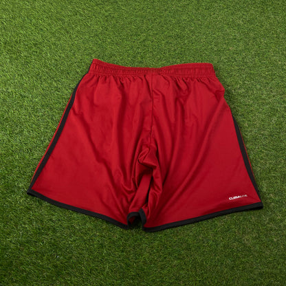 00s Adidas Basketball Shorts Red Medium
