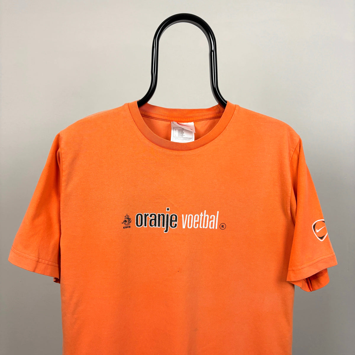 90s Nike Netherlands T-Shirt Orange Medium