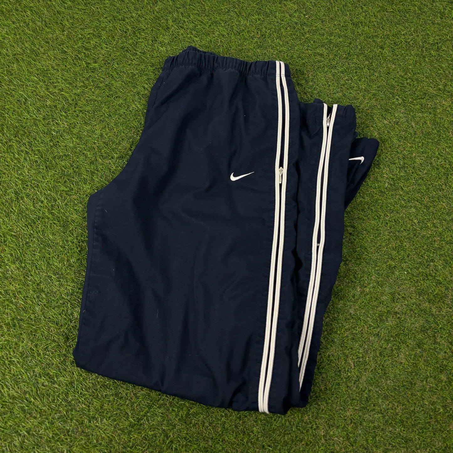 00s Nike Piping Joggers Blue Large