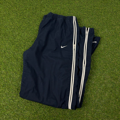 00s Nike Piping Joggers Blue Large
