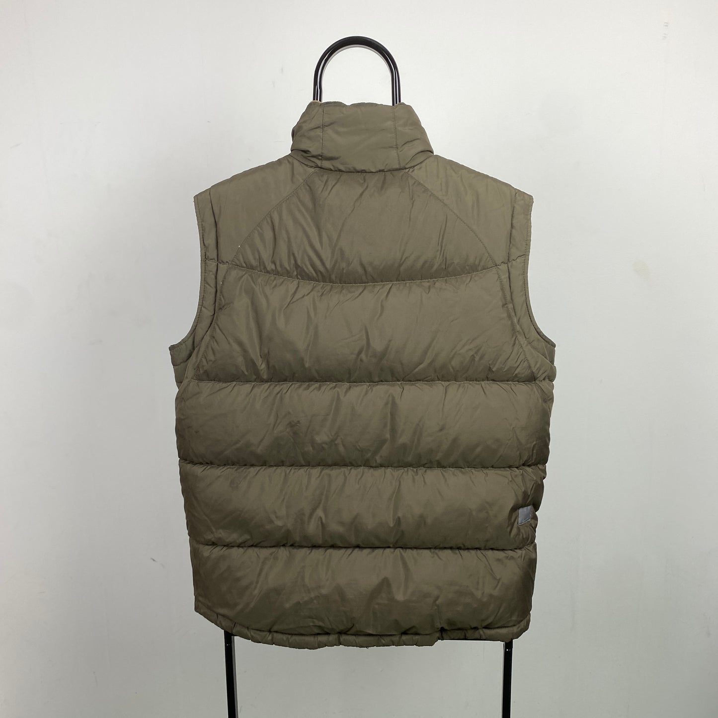 00s Nike Puffer Gilet Jacket Brown Large