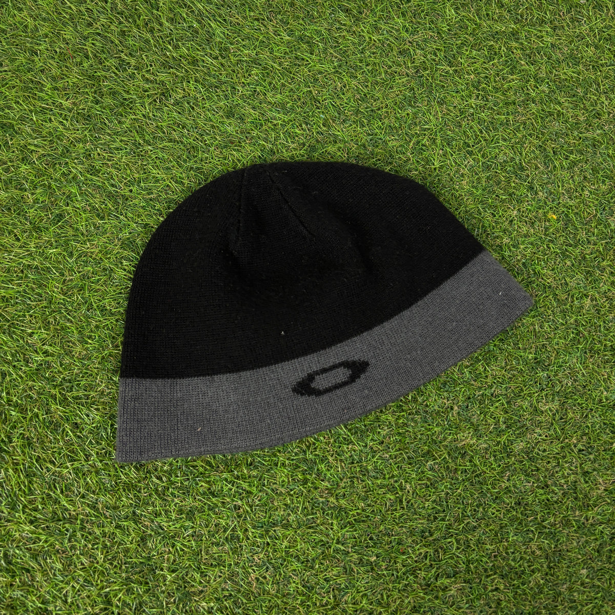 90s Oakley Beanie Hat Black