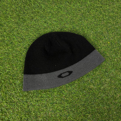 90s Oakley Beanie Hat Black