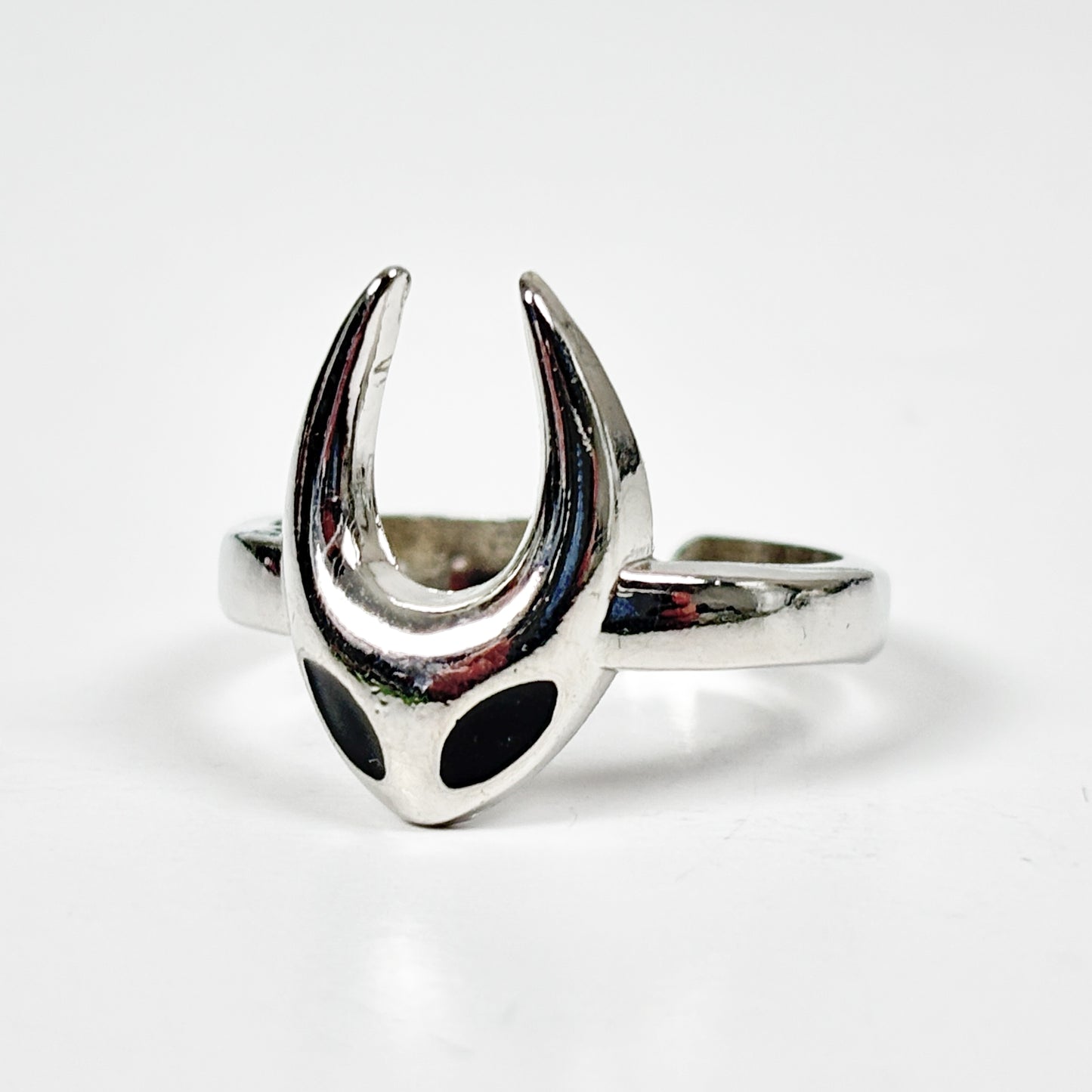 Adjustable Alien Ring Silver