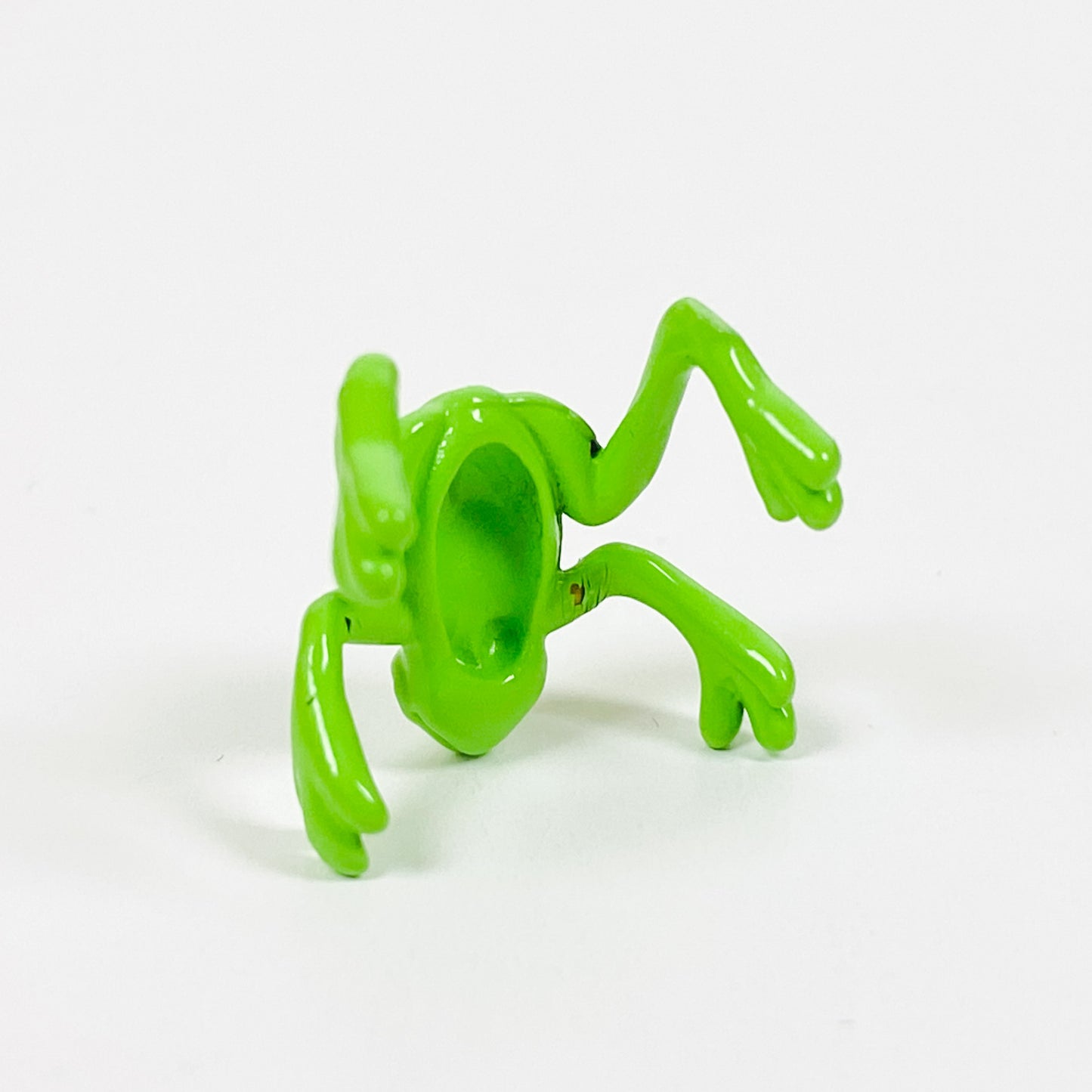 Retro Adjustable Frog Ring Silver