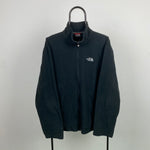 Retro The North Face Fleece Sweatshirt Black XL