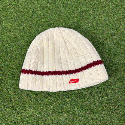 90s Nike Beanie Hat Brown