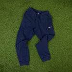 00s Nike Cotton Hoodie + Joggers Set Blue Large