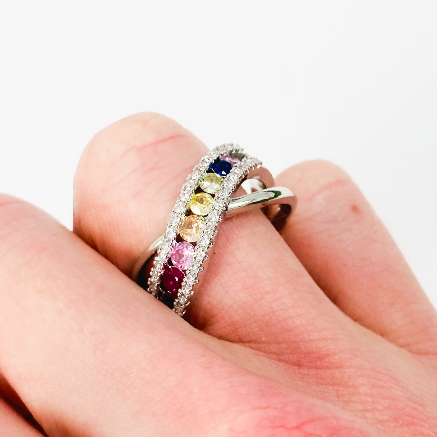 Vintage Gemstone Band Ring
