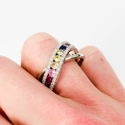 Vintage Gemstone Band Ring