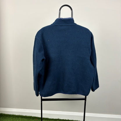 90s Patagonia Synchilla Fleece Sweatshirt Blue XL