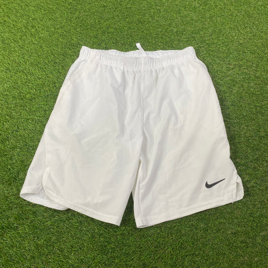 00s Nike Football Shorts White Small