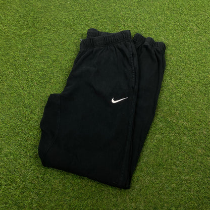 00s Nike Wide Leg Cotton Joggers Black Medium