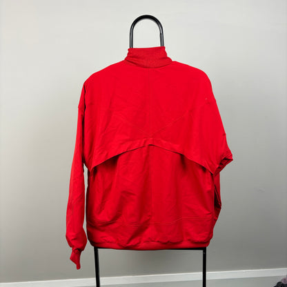 00s Nike Portugal Windbreaker Jacket Red Small