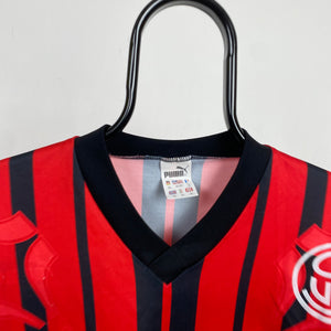 Retro Puma Football Shirt T-Shirt Red XL