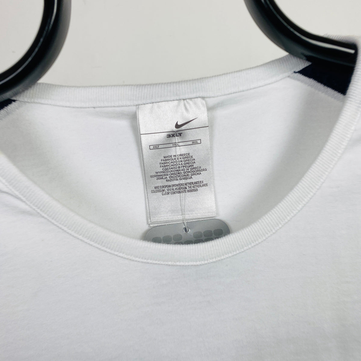 90s Nike Swoosh T-Shirt White XXL/3XL