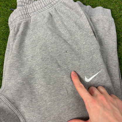 00s Nike Cotton Joggers Grey Medium