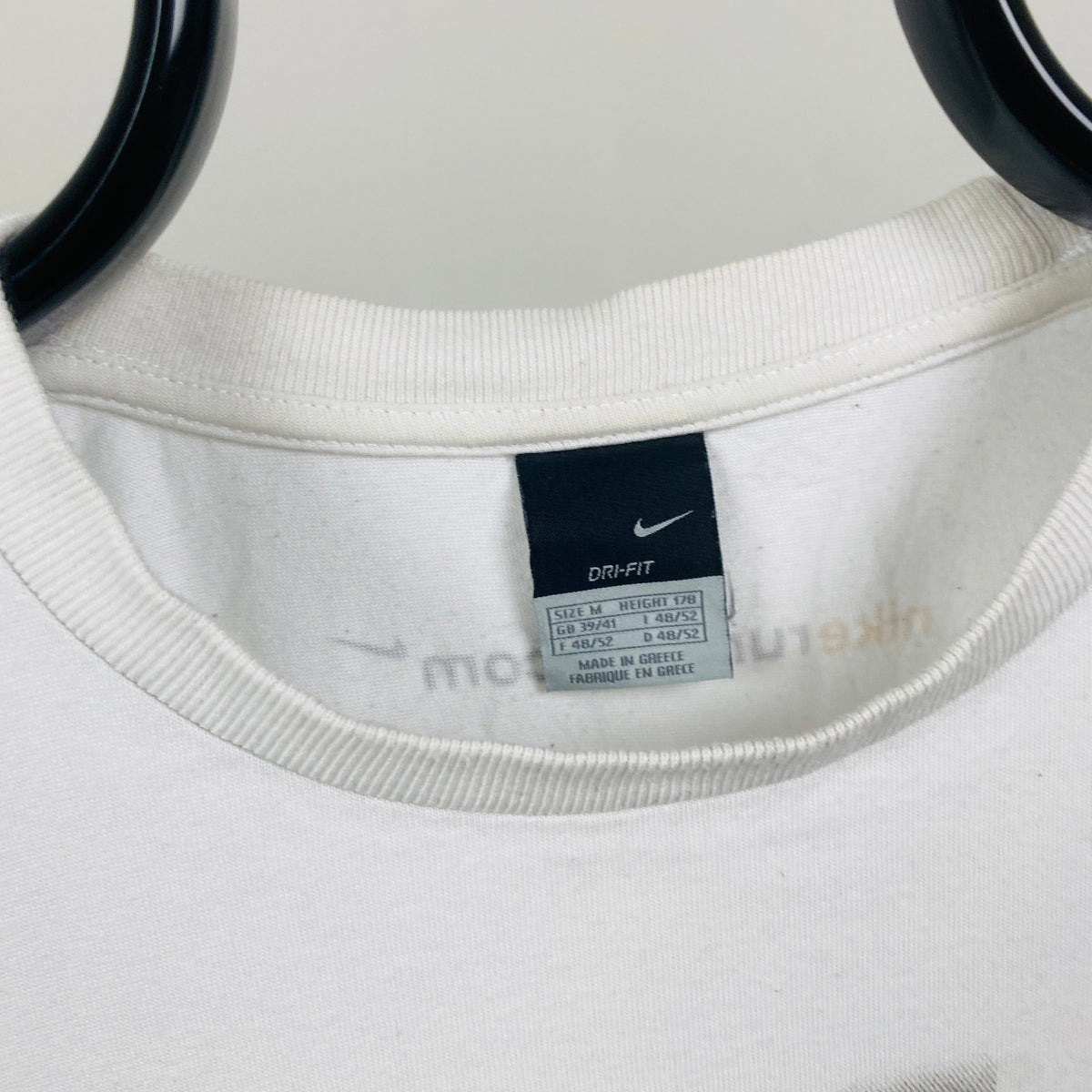 00s Nike Helsinki Marathon T-Shirt White Medium