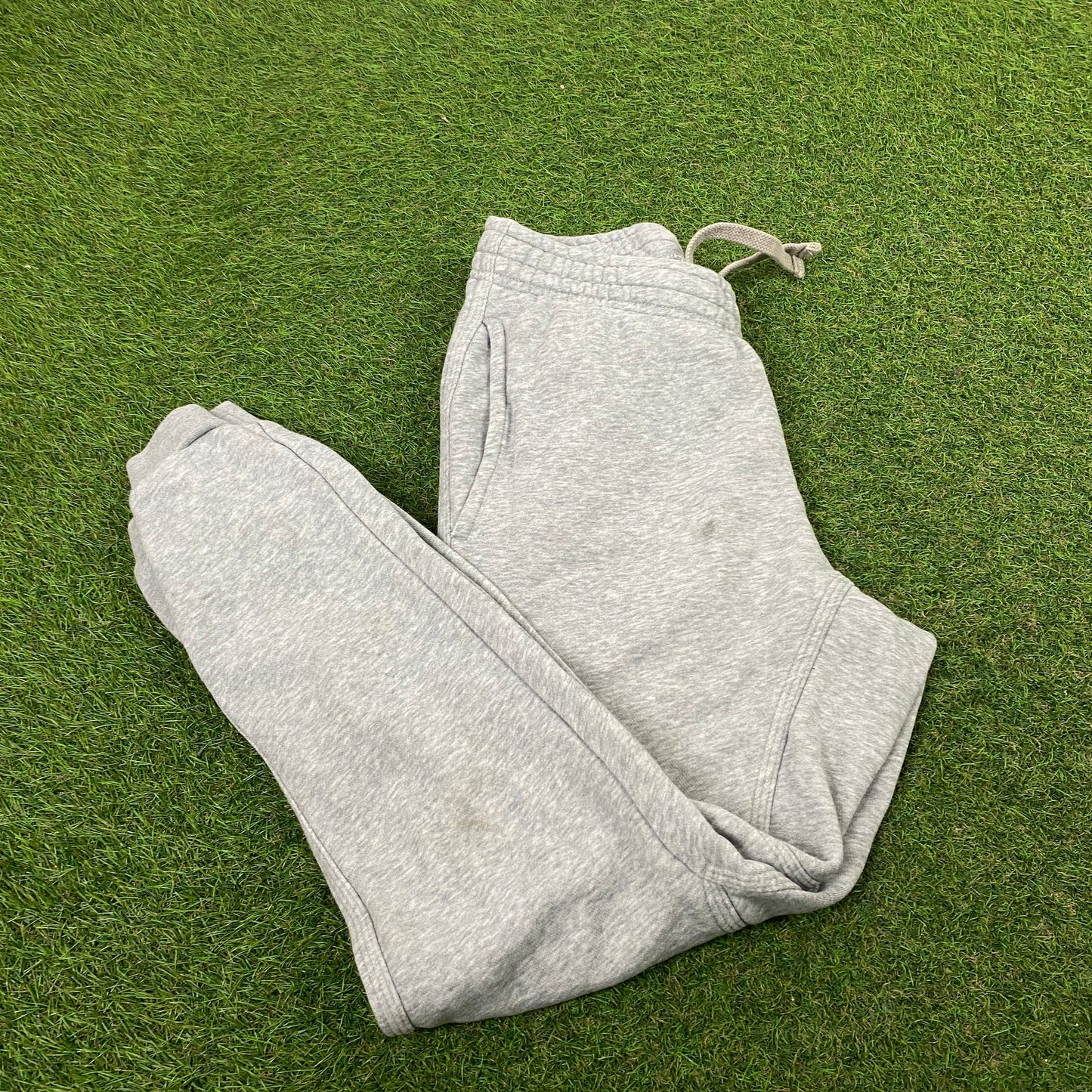 00s Nike Cotton Joggers Grey Large