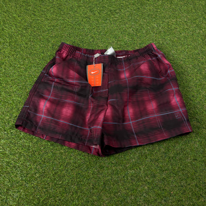 00s Nike Court Tennis Shorts Red Medium
