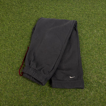 00s Nike Uncuffed Cotton Joggers Grey XS