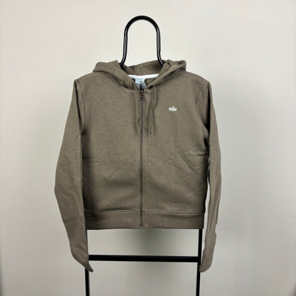 00s Nike Zip Hoodie Brown Women’s Medium