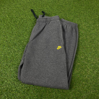 00s Nike Wide Leg Cotton Joggers Grey Small