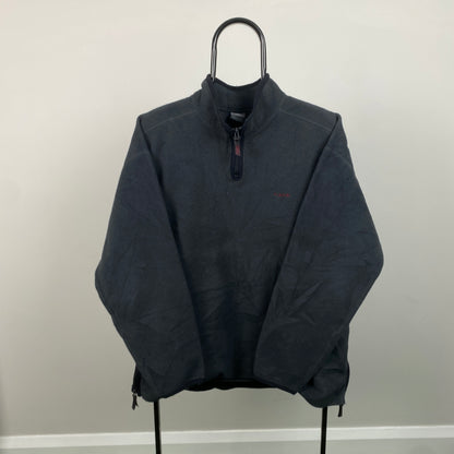 00s Nike Fleece 1/4 Zip Sweatshirt Blue XL