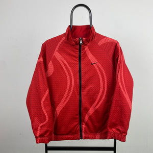 00s Nike Tn Air Reversible Windbreaker Jacket Red XS