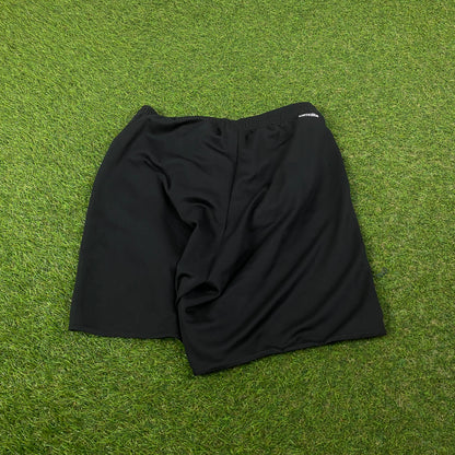 00s Adidas Football Shorts Black Small
