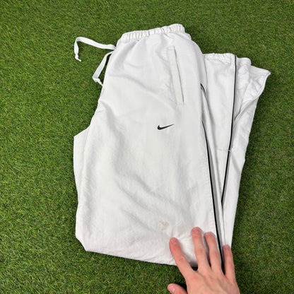 00s Nike Piping Joggers White Small