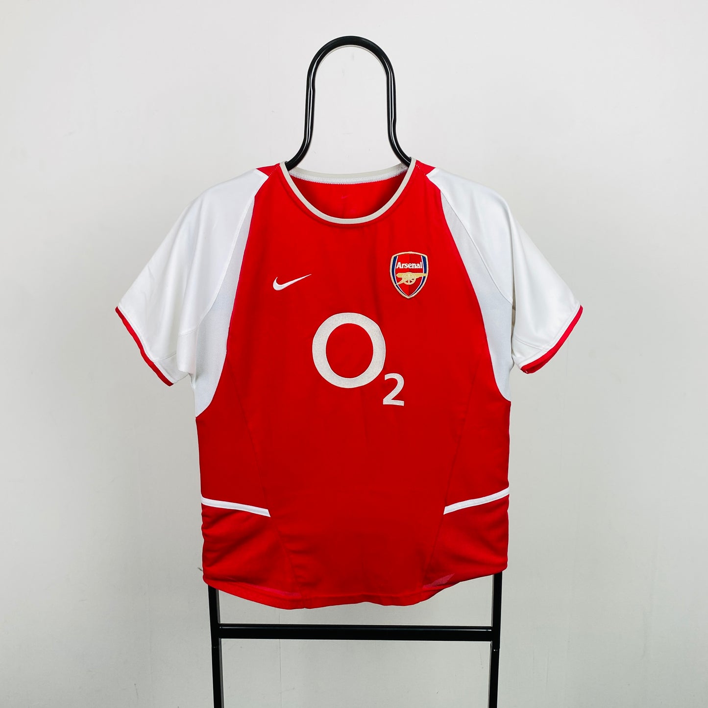 00s Nike Arsenal Football Shirt T-Shirt Red XS