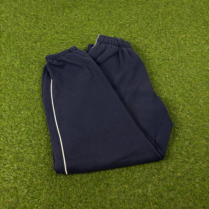 90s Umbro Wide Leg Cotton Joggers Blue Small