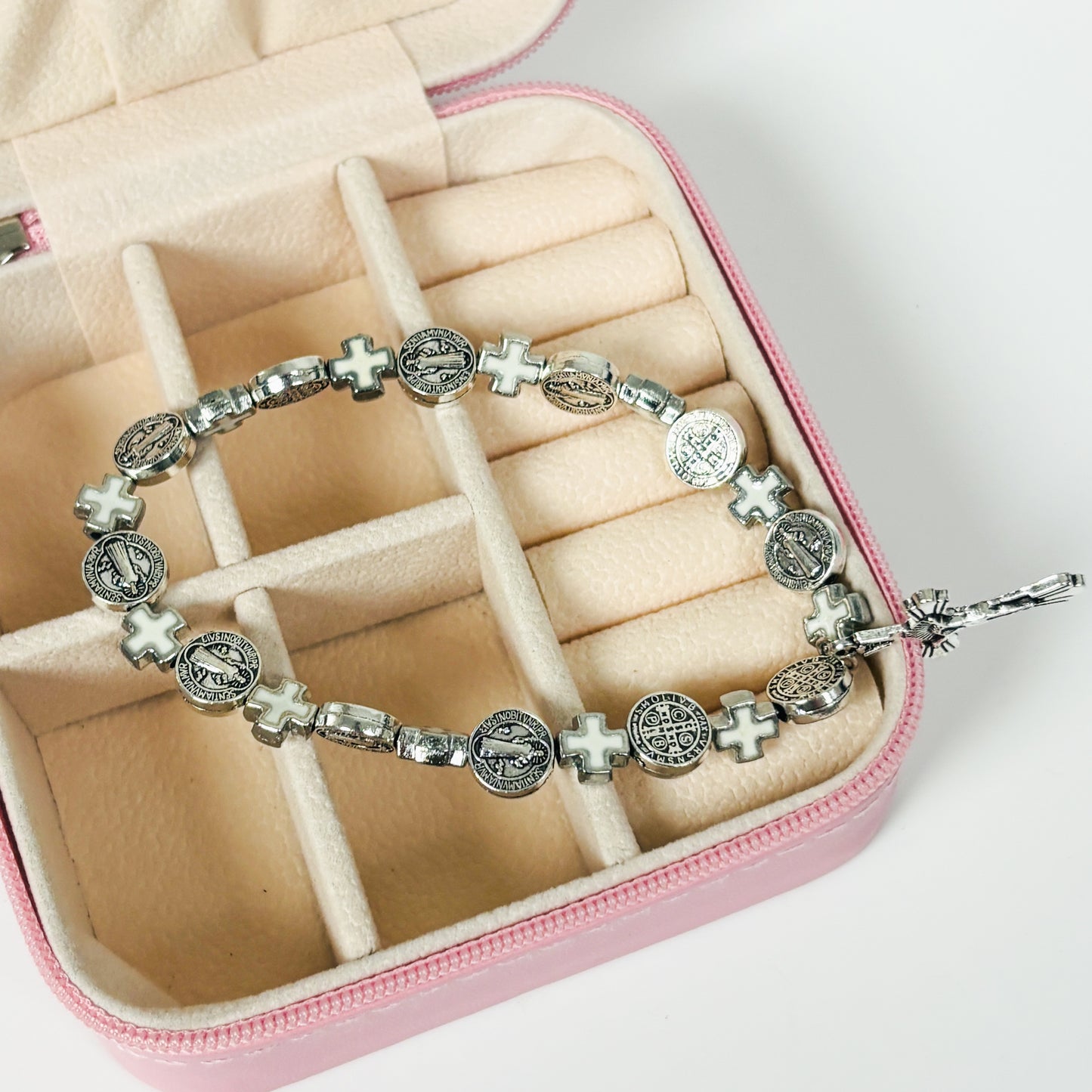 Vintage Jesus Bracelet Silver