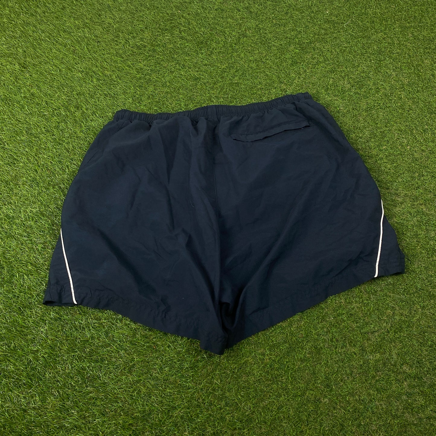 00s Nike Piping Shorts Blue Large