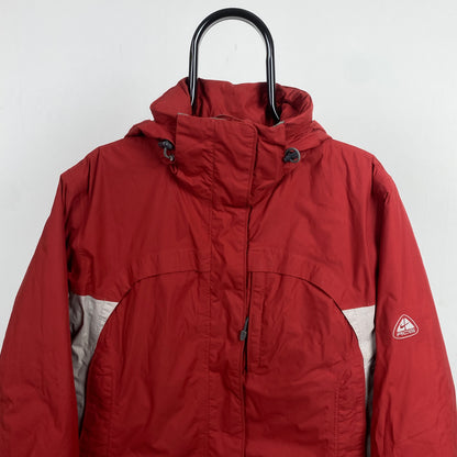 00s Nike ACG Waterproof Puffer Coat Jacket Red Small