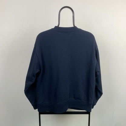 Retro Reebok Sweatshirt Blue Large