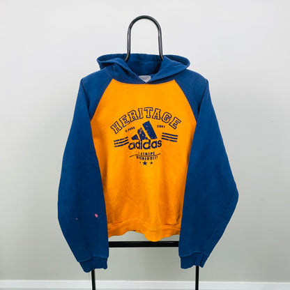 90s Adidas Hoodie Blue Medium