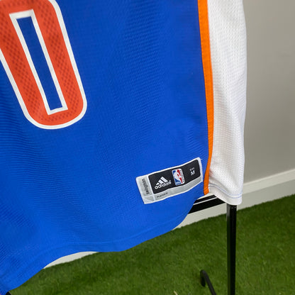 00s Adidas Oklahoma City Thunder Basketball Jersey T-Shirt Blue Medium
