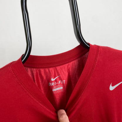 00s Nike Dri-Fit Miller T-Shirt Red XXL