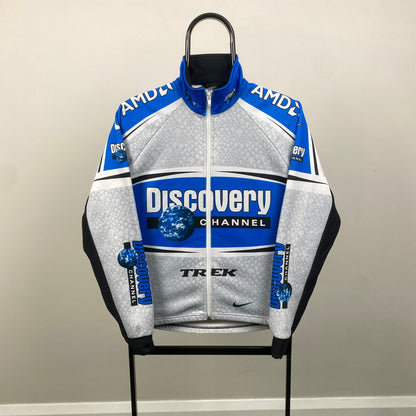 00s Nike Discovery Channel Cycling Sweatshirt White Small