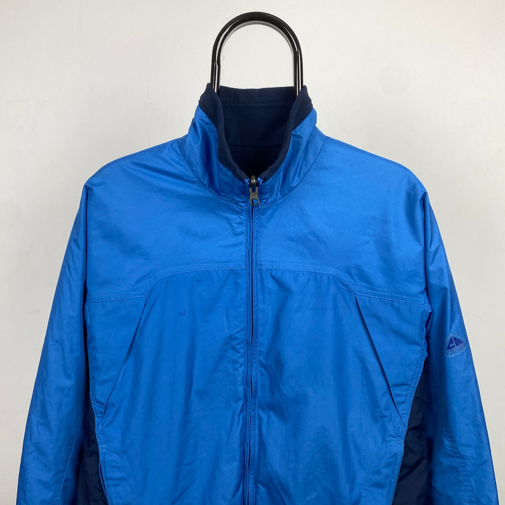 00s Nike ACG Reversible Coat Jacket Blue Small