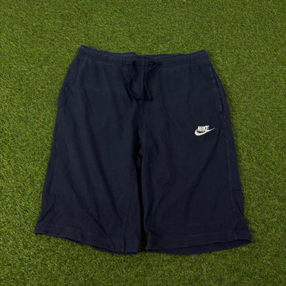 00s Nike Cotton Shorts Blue Small