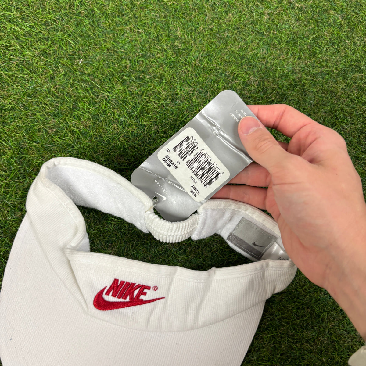 00s Nike Golf Visor Hat White